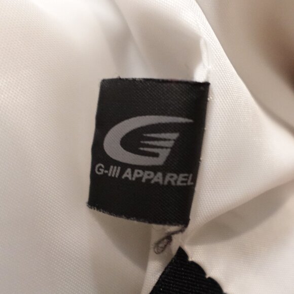 NFL Team Apparel Denver Broncos Quilted Jacket Women’s Large White Orange Warm - Picture 13 of 14